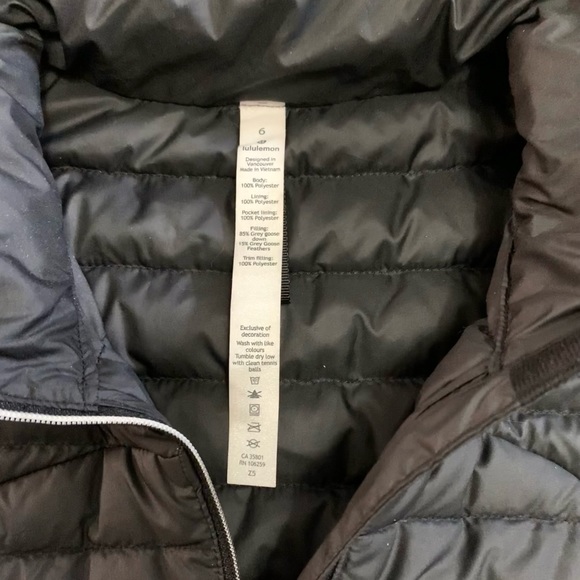 🖤 Lululemon Pack It Down Vest - LIKE NEW - Picture 2 of 2